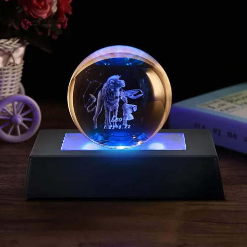Vista 2 de Base de luz LED, placa de exhibición iluminada para arte de vidrio 3D, pedestal multicolor para cristales, acrílico, joyas, base iluminada que