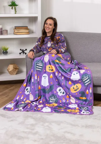 Vista 3 de Manta Cómoda Halloween Mischief Multicolor