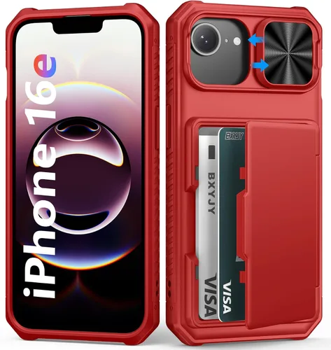 Vista 17 de BXYJY Funda tipo cartera para iPhone 15 Pro, tarjetero (4-5 tarjetas)