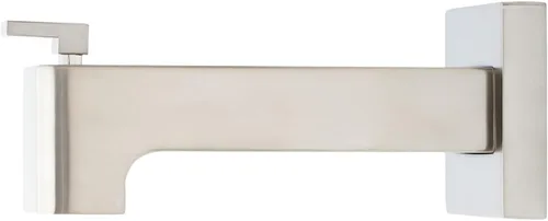 Vista 4 de Signature Hardware 449813 Hibiscus - Boquilla desviadora integrada de 7-11/16", negro mate, latón