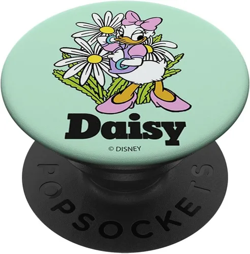 Vista 6 de Disney Mickey And Friends Daisy Flower Retrato PopSockets MagSafe PopGrip para iPhone