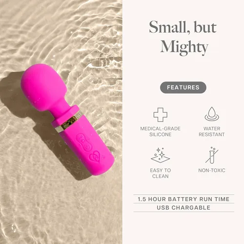 Vista 4 de Ava Vibrador de varita sexual [vibrador estimulador de clítoris] Vibrador para mujer Juguete sexual Regalos para mujeres 20 patrones y 8
