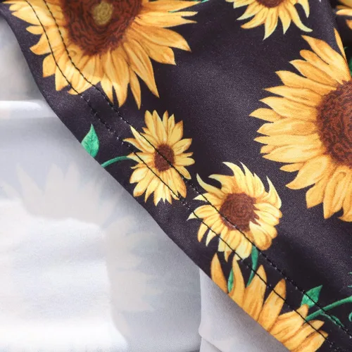 Vista 8 de NUBEEHOHO Vestido de verano para niños pequeños, con diseño de dinosaurio, sin espalda, con lazo, vestido de playa de cumpleaños