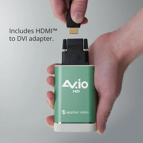 Vista 2 de AV.io HD - Captura de video USB Grab and Go para VGA, DVI y HDMI hasta 1080p a 60 fps