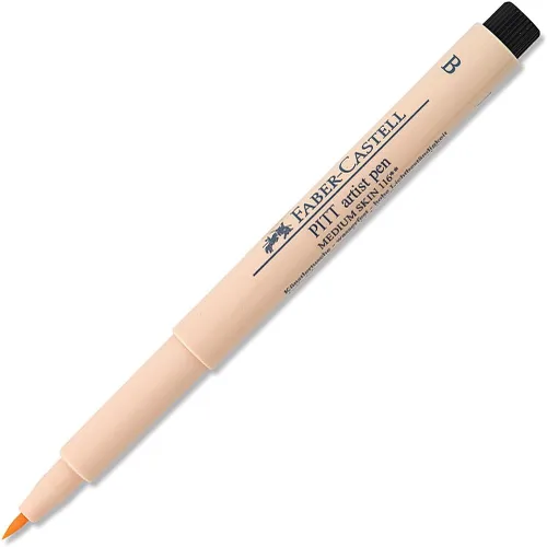 Vista 52 de Faber-Castell Pitt Artist - Rotulador punta tipo pincel, Negro 1