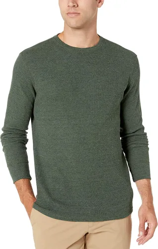 Vista 2 de Tienda Essentials - Camisa de manga larga con ajuste regular de punto de gofre para hombre