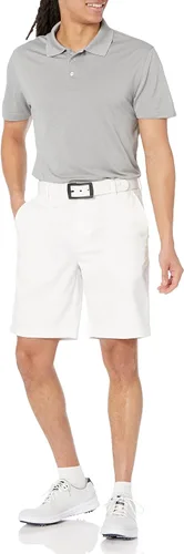 Vista 5 de Tienda Essentials Polo de golf para hombre, manga corta, ajuste delgado, secado rápido