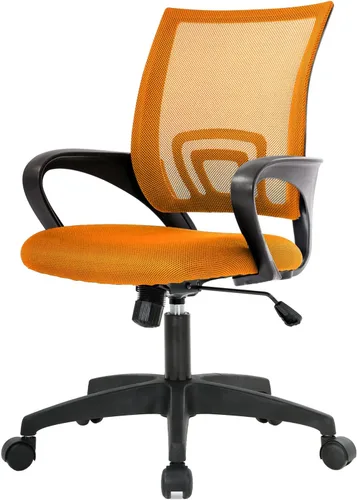 Vista 9 de Silla de oficina ergonómica con soporte lumbar, silla de escritorio de malla ajustable para dolor de espalda, taburete giratorio ejecutivo moderno