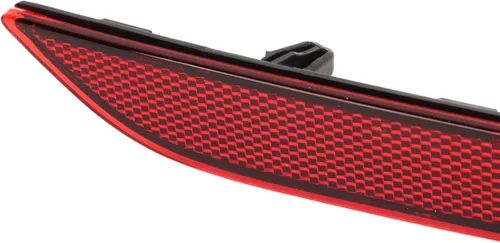 Vista 8 de Reflector de parachoques trasero para 2017 a 2023, lente roja, luz reflectora trasera de automóvil, repuesto para luces de parachoques trasero