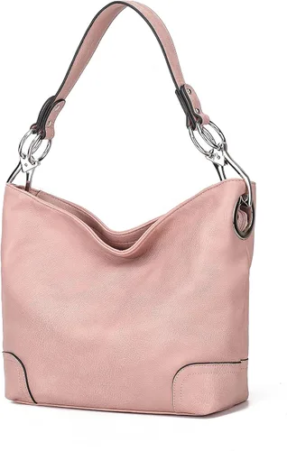 Vista 27 de MKF Collection Mia K - Bolso Hobo para mujer, de piel vegana, bolso de hombro holgado, bolso con asa superior