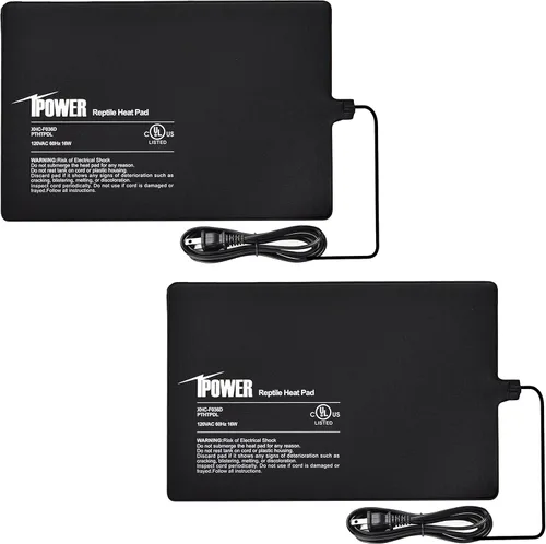 Vista 13 de iPower Almohadilla de Calor para Reptiles Bajo el Tanque, Calentador de Terrario, Alfombrilla de Calentamiento para Tortuga, Lagarto, Rana