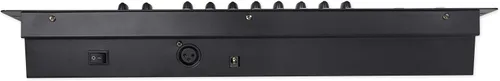 Vista 6 de Rockville RockPAR TRI Bundle: (6) LED RGB Compact Par Can Pro DJ DMX luces de lavado, (6) controles remotos, (6) RDX3M25 25 pies y RDX3M10 10 pies 3
