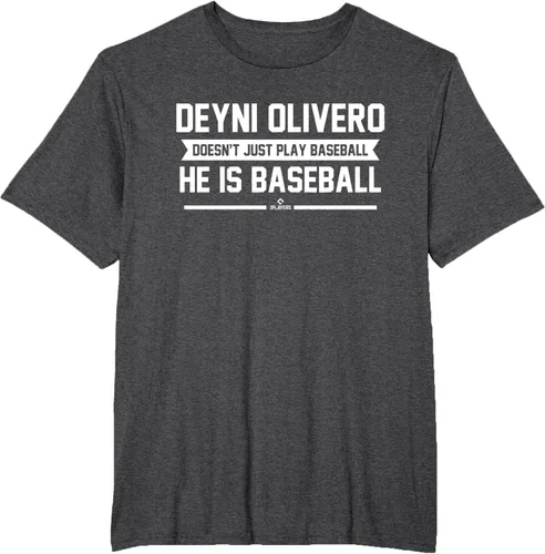 Vista 17 de Camiseta de equipo para fanáticos del béisbol He is Baseball Deyni Olivero Prospect