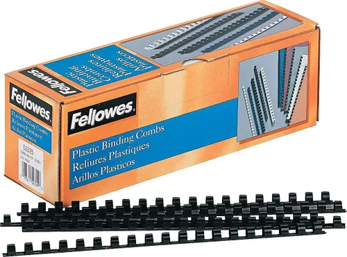 Vista 5 de Fellowes 52325 engargolado de encuadernación de 38 pulgadas de diámetro, negro, de 55 hojas, 100 unidades, Negro