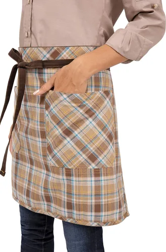 Vista 6 de Chef Works Delantal unisex Olympia Half Bistro