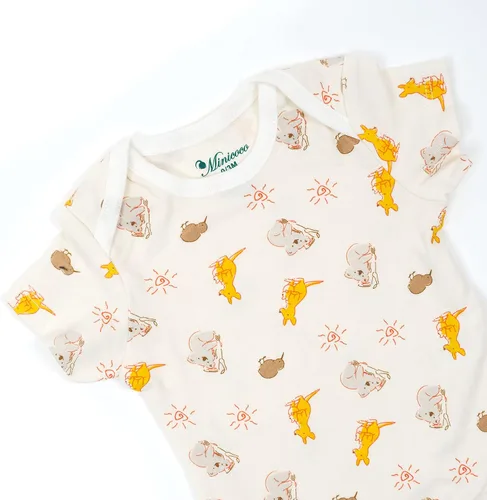 Vista 4 de Minicoco Body unisex para bebé, multipacks súper suave, ropa interior para bebé recién nacido a bebé, 100% algodón