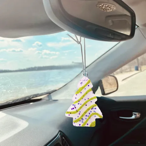 Vista 7 de Molde de silicona Freshie para perlas aromáticas, árbol de Navidad, vela, cera y arcilla para decoración del hogar