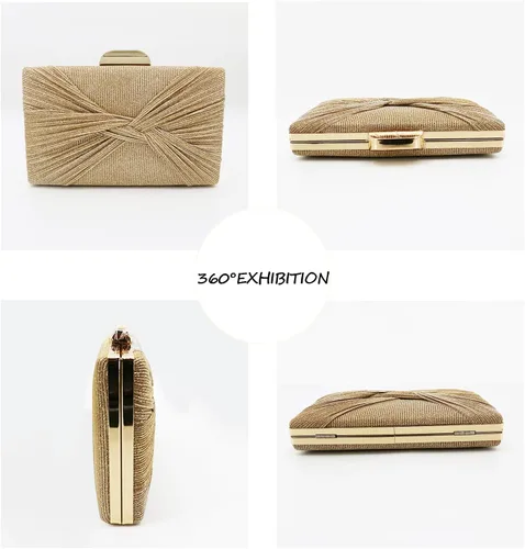 Vista 4 de Bolsos de Mano para Noche - Bolso de Noche para Mujer, Bolso de Fiesta para Cóctel/Baile/Fiesta/Boda/Formal