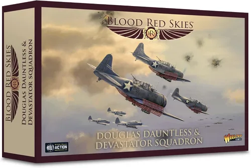 Vista 4 de Warlord Blood Red Skies Aichi D3A Val & Nakajima B5N Kate Squadron 1:200 WWII Mass Air Combat Table Top War Game 772411004