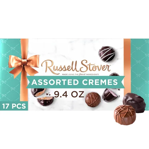 Vista 12 de Russell Stover, Surtido de chocolate con leche, caja de regalo de chocolate, 9.4 onzas