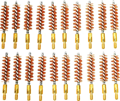 Vista 16 de Cepillos de Ánima de Bronce - Cepillos de Ánima de Calidad Premium para Limpieza y Mantenimiento de Pistolas y Rifles