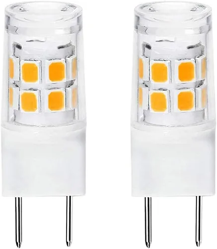 Vista 11 de Bombilla LED G8 de 3 W, WB25X10019 Bombilla halógena de 20 W de repuesto para luz de horno microondas GE, base bi-pin T4 JCD tipo G8, 120 voltios