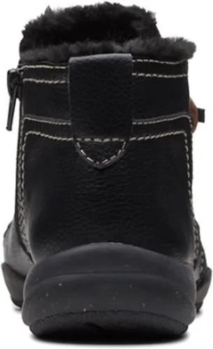 Vista 6 de Clarks Roseville Aster - Botines para mujer, Negro