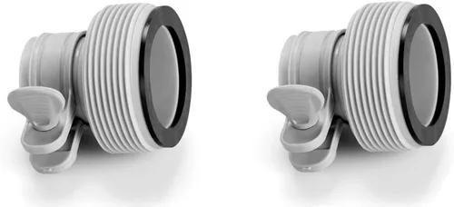Vista 2 de Adaptadores de manguera tipo B de 1.25 a 1.5 pulgadas para sistema de bomba y agua salada, conjunto de 2, de INTEX