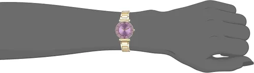 Vista 7 de Anne Klein Reloj de pulsera con purpurina acentuada para mujer