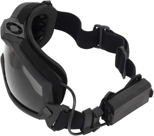 Vista 6 de H World Shopping Gafas de Airsoft antivaho con ventilador y lente intercambiable para disparos militares, gafas de seguridad y gafas