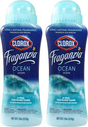 Vista 24 de Clorox Fraganzia Cristales Potenciadores de Aroma para Lavandería en Aroma de Madera de Cedro y Salvia - Perlas Perfumadas Frescas para el Lavado