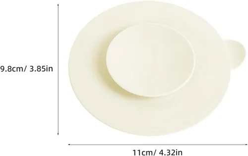 Vista 9 de 3 alfombrillas de silicona antideslizantes para vajilla para una fácil limpieza, mejoradas habilidades alimenticias, silicona de grado alimenticio