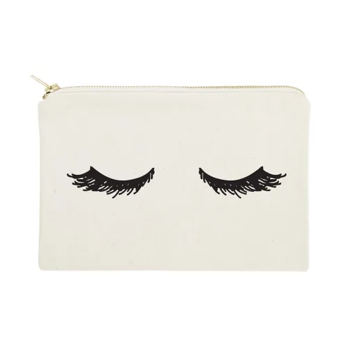 Vista 14 de The Cotton & Canvas Co. Bolsa cosmetiquera y bolsa de viaje para maquillaje.), unknown