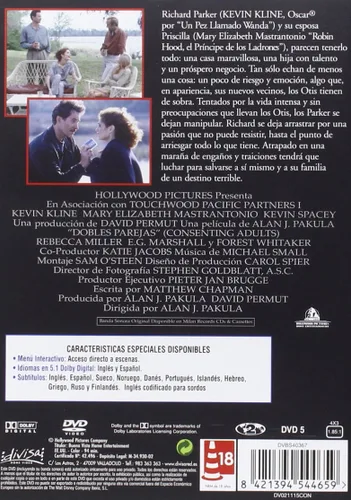 Vista 2 de Consenting Adults DOBLES PAREJAS Spain Import see details for languages
