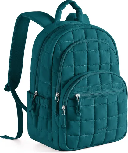 Vista 19 de BAGSMART Mochila de viaje para mujer, mochila universitaria para laptop de Negro