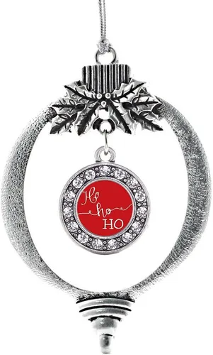 Vista 502 de Inspired Silver - Adorno de cromosoma 21 con dije de círculo de plata con joyas de circonita cúbica