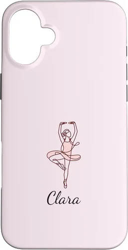 Vista 23 de Clara - Carcasa para iPhone 17, diseño de bailarina, bailarina, bailarina, bailarina, navidad