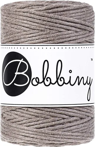 Vista 24 de Bobbiny Cordón de macramé de una sola capa para bebé de 0.069 pulgadas (100% algodón reciclado)
