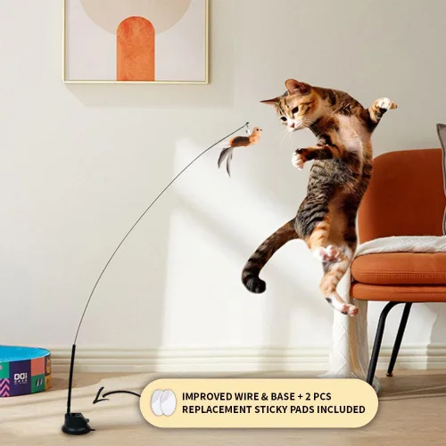 Vista 2 de Leo's Paw - Juego de juguetes interactivos originales para gatos