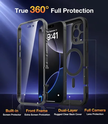 Vista 239 de DIACLARA - Funda transparente compatible con iPhone XR 6.1 pulgadas 2018