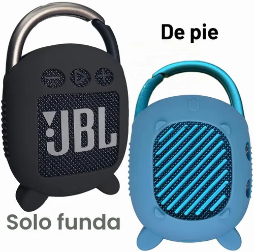 Vista 4 de JCHPINE Funda de silicona para JBL Clip 4, estuche protector para altavoz Bluetooth portátil JBL Clip 4, accesorios para altavoz Bluetooth portátil