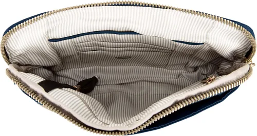 Vista 3 de Travelon Bolso cruzado convertible a medida antirrobo para mujer, Zafiro, talla única , Travelon Bolso cruzado convertible a medida antirrobo
