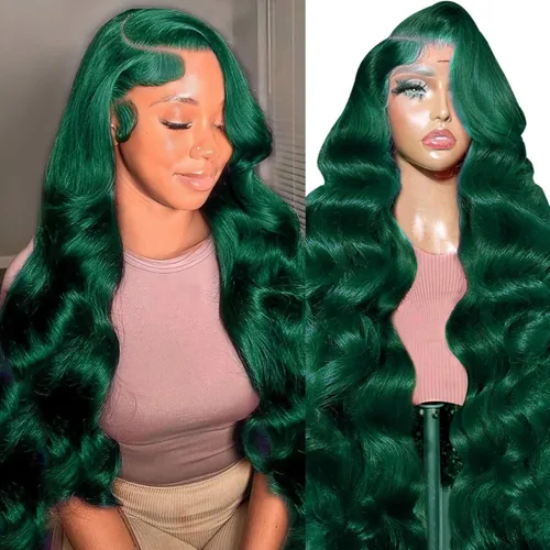 Vista 8 de Haha - Pelucas de cabello humano ondulado con encaje frontal para mujer negra, 150 % de densidad, cabello humano Remy virgen brasileño, pelucas