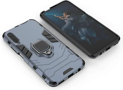 Vista 3 de LuluMain Compatible con Huawei Y9S, Honor 9X, Honor9X Pro, soporte de agarre de anillo de metal, parachoques duro a prueba de golpes