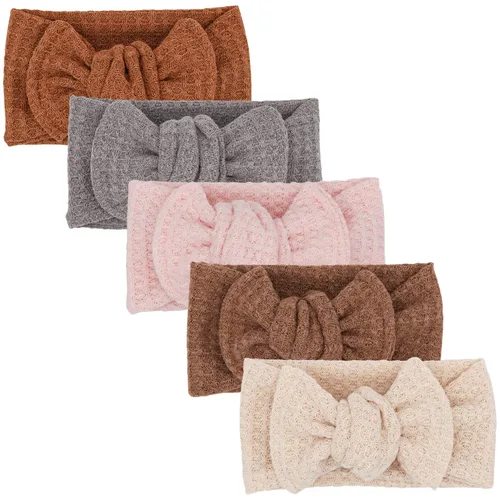Vista 8 de Diademas con lazos para bebés y niñas, accesorios para el cabello