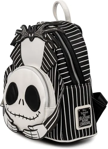 Vista 2 de Loungefly Disney Nightmare Before Christmas Jack Skellington - Bolso de hombro con doble correa para mujer, Multi