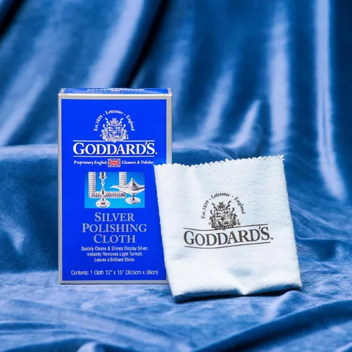 Vista 8 de Goddard And Sons 707684 Paño para cuidado de plata, _, 1 For Plated or Sterling Silver, Gold, Jewelry & Antiques, Reusable Lint-Free Design