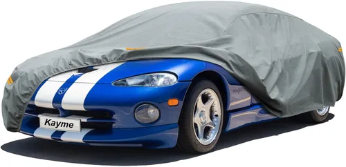 Vista 208 de Kayme Funda de Coche de Servicio Pesado Impermeable para Todo Tipo de Clima, Ajuste Personalizado para Tesla Model S, Cubierta Exterior Completa