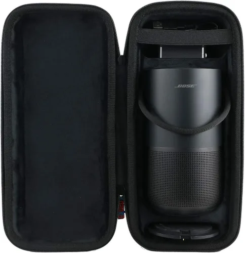 Vista 11 de Khanka - Funda rígida para Bose Home/altavoz Bluetooth inteligente, compatible con soporte de carga EVA Hard Shell, Organized Daily Storage