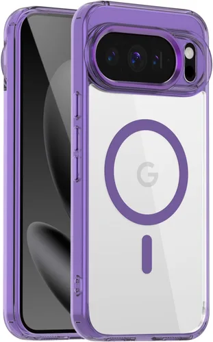 Vista 8 de Funda magnética transparente para Google Pixel 10A de 6.3 pulgadas, antiamarilleo, compatible con MagSafe a prueba de golpes, delgada, para Pixel
